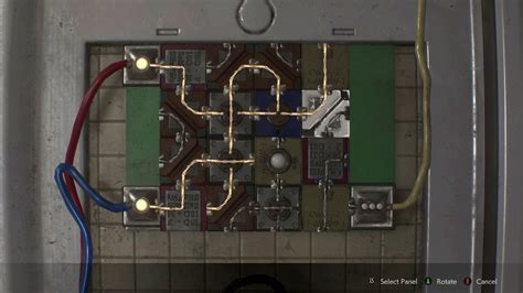 Resident Evil 2 Electronic Door Panel Puzzle Claire A/B .